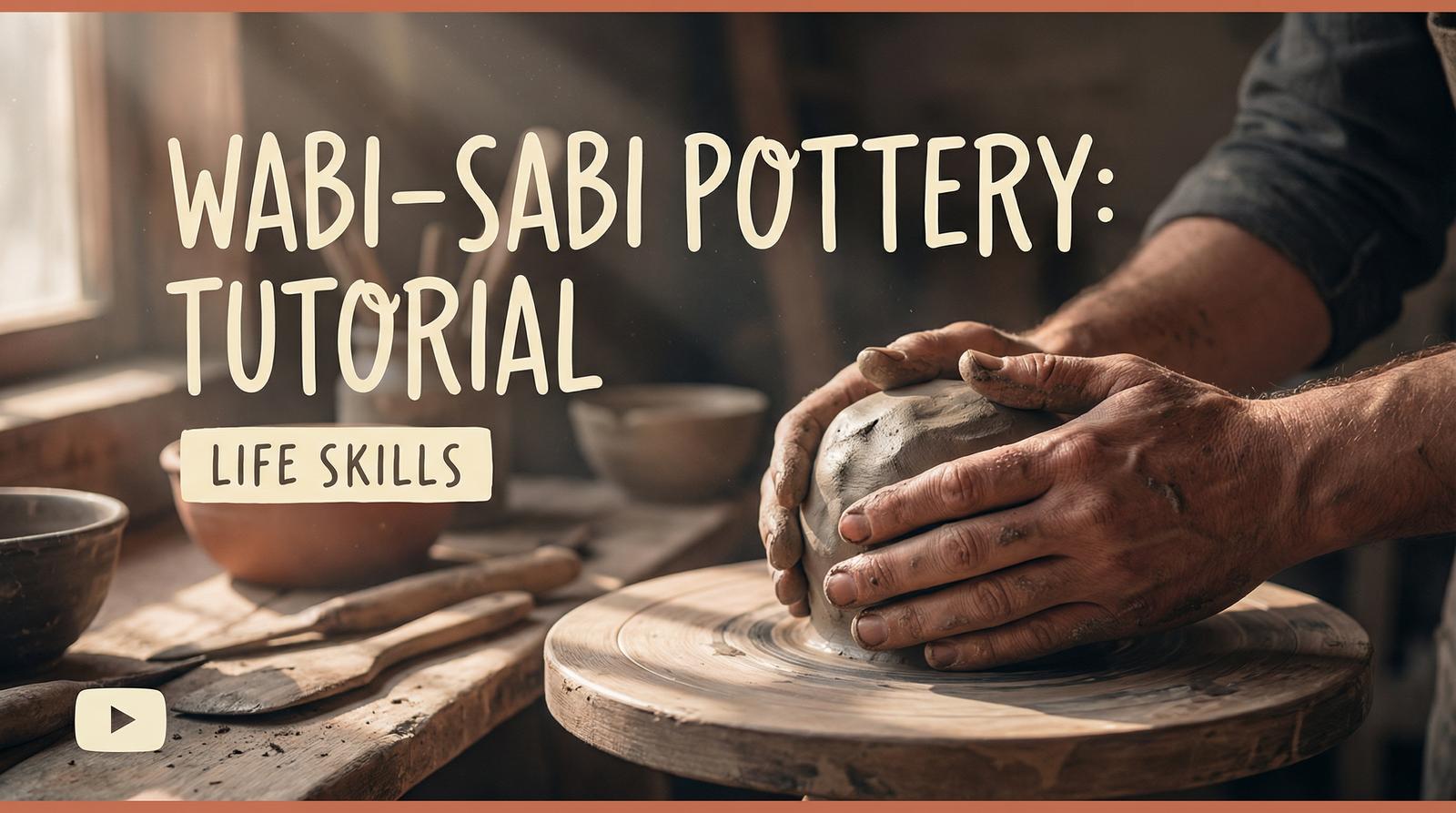 蘑菇视频-晨光中的陶器制作视频教程